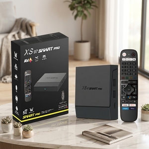 XS97 Smart Pro <span class=keywords><strong>Android</strong></span> <span class=keywords><strong>TV</strong></span> Box 4K HDR 60fps 4GB/32GB S905X4 WiFi6 <span class=keywords><strong>IPTV</strong></span> Control Remoto por Voz Reproductor de Streaming de Alta Gama - Product Image 2