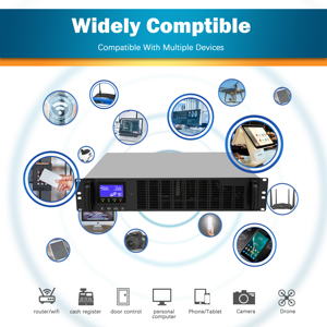 Offre Spéciale – Onduleur en Ligne 3000VA/<span class=keywords><strong>2400W</strong></span> à Onde Sinusoïdale Pure avec Batterie au Lithium pour Routeur, PC, Wi-Fi, CCTV et Réseaux – Longue Autonomie - Product Image 6