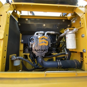 Excavatrice hydraulique sur chenilles d'occasion Komatsu PC160 de 16 tonnes avec rétrocaveuse, modèle japonais d'origine pour projets de ponts - Product Image 5