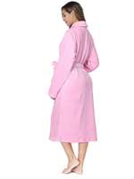 Peignoir de nuit unisexe en polaire épaisse et douce, en flanelle chaude, style châle, livraison gratuite, prix abordable
