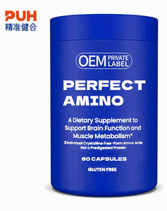 Supplément d'acide aminé avec <span class=keywords><strong>BCAA</strong></span> pour le soutien musculaire énergie pré post entraînement et fonction cérébrale santé métabolique - Product Image 1