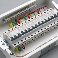 Boîtier de distribution encastré FXXM1 10A-32A, mini tableau électrique domestique pour câblage dissimulé résidentiel 220V/380V IP30