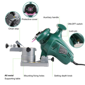 Affûteuse de chaîne de tronçonneuse industrielle <span class=keywords><strong>manuelle</strong></span> 250W pour bricolage et OEM, outil de jardinage portable - Product Image 1