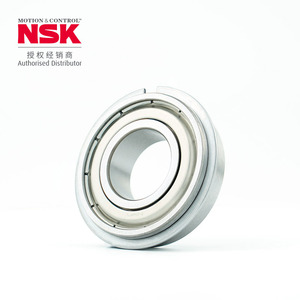 Rodamiento de Bolas de Ranura Profunda NSK 6300 10x30x9 mm ZZ Sellado de Una Hilera de Acero Cromado P0 Métrico para Planta de Fabricación - Product Image 2