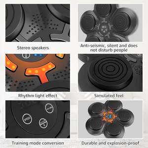 Machine intelligente de boxe de musique de cible de mur de cible de poinçon de boxe éclairée par Led - Product Image 3