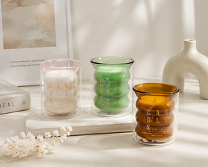 Wholesale Supplier Machine-Made Classical Holiday Scented Candles 100g Aromatherapy Paraffin Wax Glass <b>Jar</b> Home Decoration Burn - Product Image 6