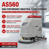 Laite New Walk-Behind Floor Scrubber, autolaveuse à batterie, largeur de nettoyage 520 mm, raclette 830 mm, 55L/65L