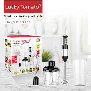 Set <span class=keywords><strong>Blender</strong></span> Tangan Multifungsi Dua Kecepatan, Pengocok Telur, Pembuat Busa Susu, dari Stainless Steel - Product Image 1