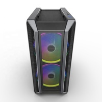 EATX ATX Full Tower Aluminum Alloy Gaming Computer Case Side Panel Window 3 Cable Management Support Water Cooling System