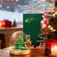 Cuaderno de Papel Tallado en 3D con Logotipo Personalizado, Venta al por Mayor, Diseño Creativo, Regalo de Navidad para Niños, Papelería Corporativa Festiva, PP