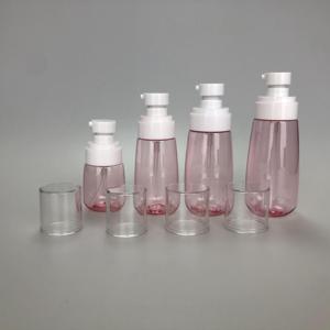 ขวดสเปรย์สีชมพูใสสีฟ้าอ่อนสำหรับเครื่องสำอาง - Product Image 3