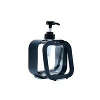 Fuyun Offre Spéciale – Bouteilles carrées transparentes en PET de 500 ml avec pulvérisateur à pompe