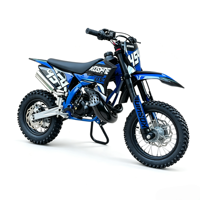 Moto tout-terrain pour enfants KOSHINE MX50 49cc 2 temps avec embrayage automatique, mini motocross pour enfants, course hors route