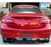 Diffuseur arrière AMG personnalisé professionnel noir brillant E63 avec embouts d'échappement pour Mercedes Benz E Coupé C238 2016-2023