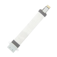 Câble ruban d'extension de carte TF vers carte TF FFC de 10 cm (cuivre étamé non blindé) avec trous de fixation pour GPS, DVR, imprimante 3D