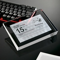 Plaques d'autorisation personnalisées en cristal artificiel, certificats de membre, lettres de nomination, gravure gratuite, design de trophées