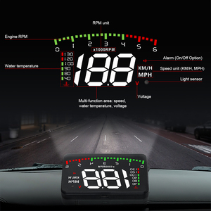 Universal OBD2 Compact Gauge A900 Smart <span class=keywords><strong>Meter</strong></span> Muestra datos de conducción en el parabrisas delantero HD Proyector Velocímetro - Product Image 2