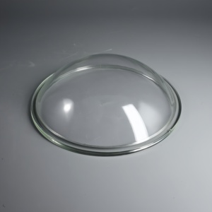 Globo de vidrio Escandinavo de alta transmitancia para cubiertas de luz LED Clase I Div 2, uso en planta de procesamiento de alimentos templado soplado a mano - Product Image 1