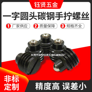 Yx Round Head Metric M8x1.25 Spring Plunger <b>Screw</b> For Standard Use - Product Image 5