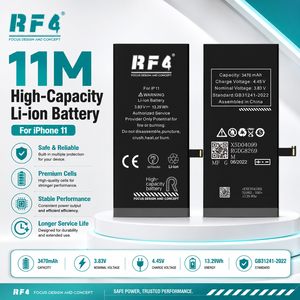 Batteria di Ricambio RF4 di Qualità OEM ad Alta Capacità per iPhone 11 /11 Pro /11 Pro Max, Parti di Ricambio per Riparazione Telefoni Cellulari - Product Image 3