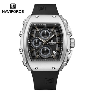 Montre-bracelet à quartz NAVIFORCE NF8070 de luxe pour homme, étanche, en forme de barillet, avec cadran en alliage, décontractée, lumineuse, pour couple - Product Image 3