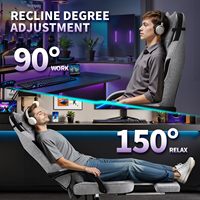 Offre Spéciale tissu Ddp prix gris zéro gravité Cyber adultes 360 pivotant café Sedia De Gaming chaise de jeu ergonomique à bascule en vente