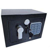 HYYSAFE HYY140 Mini Caja Fuerte Electrónica Digital de Acero con Cerradura de Llave para Almacenamiento de Documentos y Joyas en el Hogar