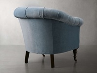 Fauteuil club tufté classique-Siège lounge pour discothèque et salon d'hôtel