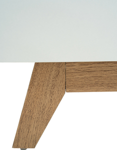 ตู้เก็บของห้องนั่งเล่นอเนกประสงค์ MANDO สีไม้โอ๊คสแกนดิเนเวียน ดีไซน์คลาสสิกทันสมัย ทนทาน ชุดเก็บของสองสี - Product Image 5