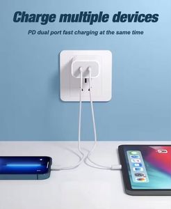 Type C Charger Fast Charging USB-C <b>Power</b> <b>Supply</b> <b>Adapter</b> US/EU Plug High Speed Type C Charger - Product Image 4