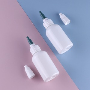 Fábrica vacía 60ml plástico mascotas perros gatos oreja cuentagotas botella lavado médico líquido gotas <span class=keywords><strong>para</strong></span> los oídos botellas <span class=keywords><strong>para</strong></span> animales - Product Image 4