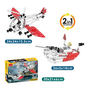 Kit de construction métallique 2-en-1 transformable, <span class=keywords><strong>cadeau</strong></span> <span class=keywords><strong>pour</strong></span> garçons, jouet STEM transformable personnalisable <span class=keywords><strong>pour</strong></span> grossistes - Product Image 3
