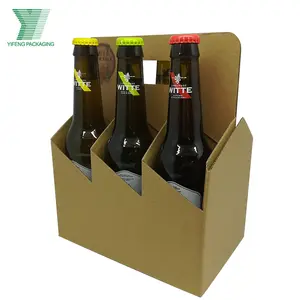 थोक गत्ता नालीदार कागज पैकेजिंग डिवाइडर के साथ शराब बॉक्स कस्टम मुद्रित शिपिंग बॉक्स गत्ते का डिब्बा