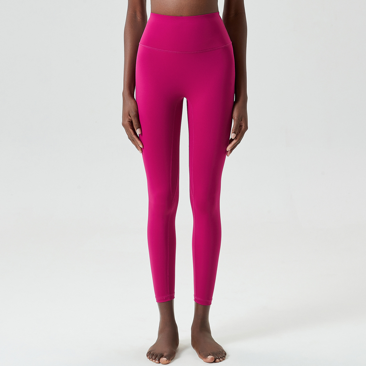 Pantalon de yoga en colle liquide Lp2341-rose rose atténué