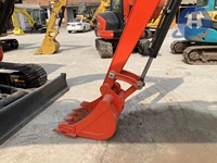 Excavadora de cadenas usada de 6 toneladas Kubota KX161, miniexcavadora japonesa original para trabajos de construcción