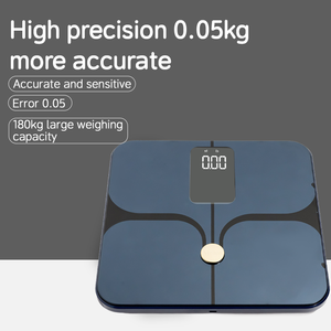 Smart Balance <strong>Scale</strong> Sensor 180KG for Bluetooth <strong>Wifi</strong> Body Fat <strong>Scale</strong> Tempered Glass 18 Measurement Datas Diet APP OEM Customizable - Product Image 4