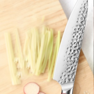 Hot Selling Hammer Kitchen Chef's <b>Knife</b> Santoku <b>Boning</b> <b>Knife</b> Stainless Steel Kitchen <b>Knife</b> with Pakka Wooden <b>Handle</b> - Product Image 5