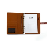 Nouveauté : Carnet à spirales 6 anneaux, agenda professionnel, planificateur de travail, classeur budgétaire, couverture en cuir PU imprimé marbre, carnet à spirales