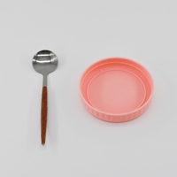 Portable 11oz/350ml nouveau pot en verre ensemble classique petit déjeuner tasse conteneur couvercles cuillères pour la nuit farine d'avoine utilisation alimentaire pour les fêtes