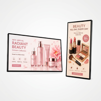 Écran publicitaire tactile mural WiFi 4K 2K pour menu numérique intérieur LCD 32-75 pouces, pour pharmacie, magasin, cinéma, KTV
