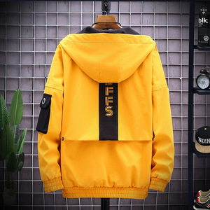 Mới Tùy Chỉnh Người Đàn Ông Quần Áo Cộng Với Kích Thước Áo Khoác Thời Trang Phố Trùm Nón Áo Gió Máy Bay Ném Bom Áo Khoác Mens - Product Image 5