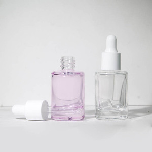 Botella dispensadora con gotero de vidrio exquisito de 10 ml, botella de muestra de suero de aceite esencial con cabezal de goma, contenedor cosmético de viaje - Product Image 2