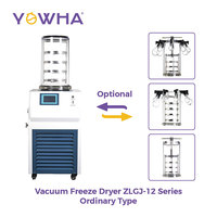 Liofilizador de Laboratorio al Vacío Serie ZLGJ12, Velocidad de Bombeo de Vacío Máxima de 0.1 Pa, Área de Liofilización de 2 L/S, 0.12 ㎡