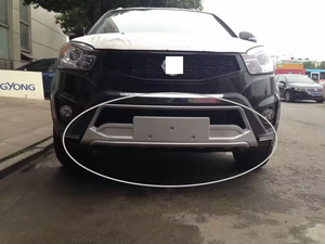 Fußschritt Tretbrett Karosserieteile Äußerer Karosseriekit ABS Auto Front- und Heckstoßstange Wachschutz Seitseitschritt-Set für <span class=keywords><strong>Ssangyong</strong></span> Korando SUV - Product Image 3