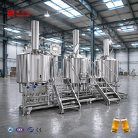 Équipement de brassage de bière industriel de haute qualité pour brasserie, avec moteur automatique et cuve de 500L, 1000L, 2000L, 3000L
