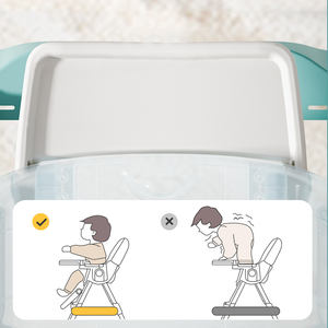 Sedia da pranzo per bambini sedia di sicurezza regolabile in altezza bambino alimentazione seggiolone - Product Image 6