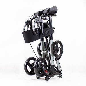 8 वर्ग ऊंचाई समायोज्य rollator के साथ 4 पहिया खरीदारी की टोकरी बैग बड़े लोगों के लिए सीट के साथ rollators वॉकर - Product Image 2