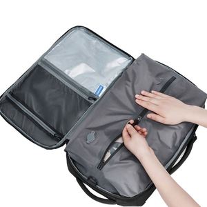 Sac à dos Oxford de luxe antivol pour homme, imperméable avec fermeture éclair, compression sous vide pour les voyages d'affaires et les activités de plein air - Product Image 3