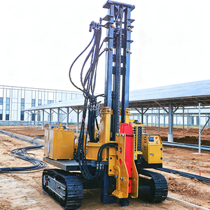 Pilon hydraulique compact pour pieux à vis, <span class=keywords><strong>mini</strong></span>-pilon hydraulique sur chenilles, moteur de pompe solaire 61KW, couple de charge élevé TZ670 - Product Image 1