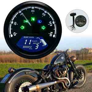 Velocímetro Universal Digital para Motocicleta, Tacómetro para <span class=keywords><strong>Triumph</strong></span>, Indian, Jawa 42 Bobber - Product Image 1